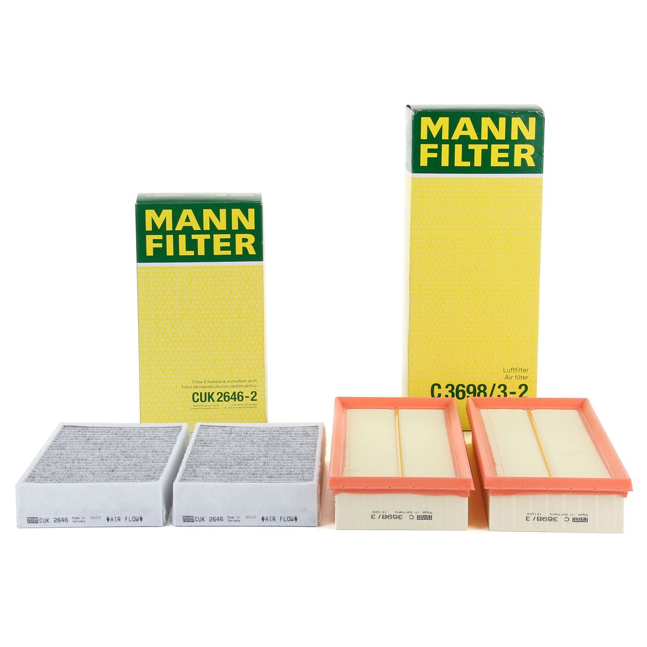 MANN Filter-Set MERCEDES X164 GL450/500 W164 ML300-500 M113/272/273