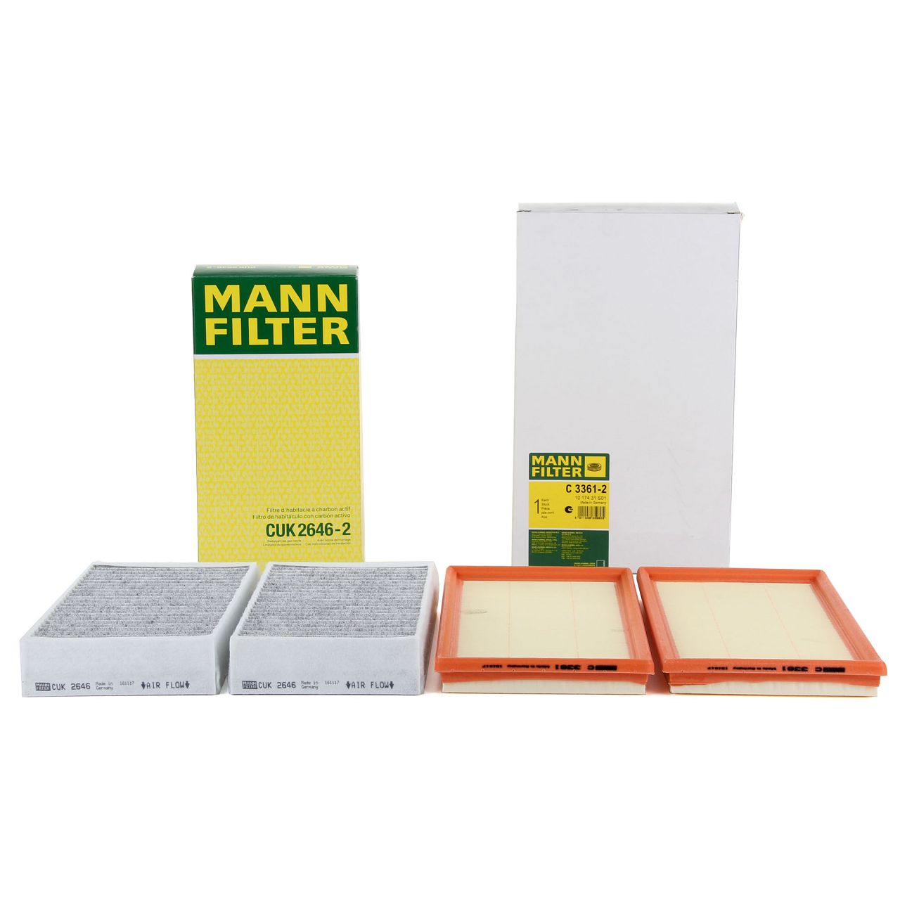 MANN Filter-Set MERCEDES W164 ML63AMG W251 V251 R63AMG M156 510 PS