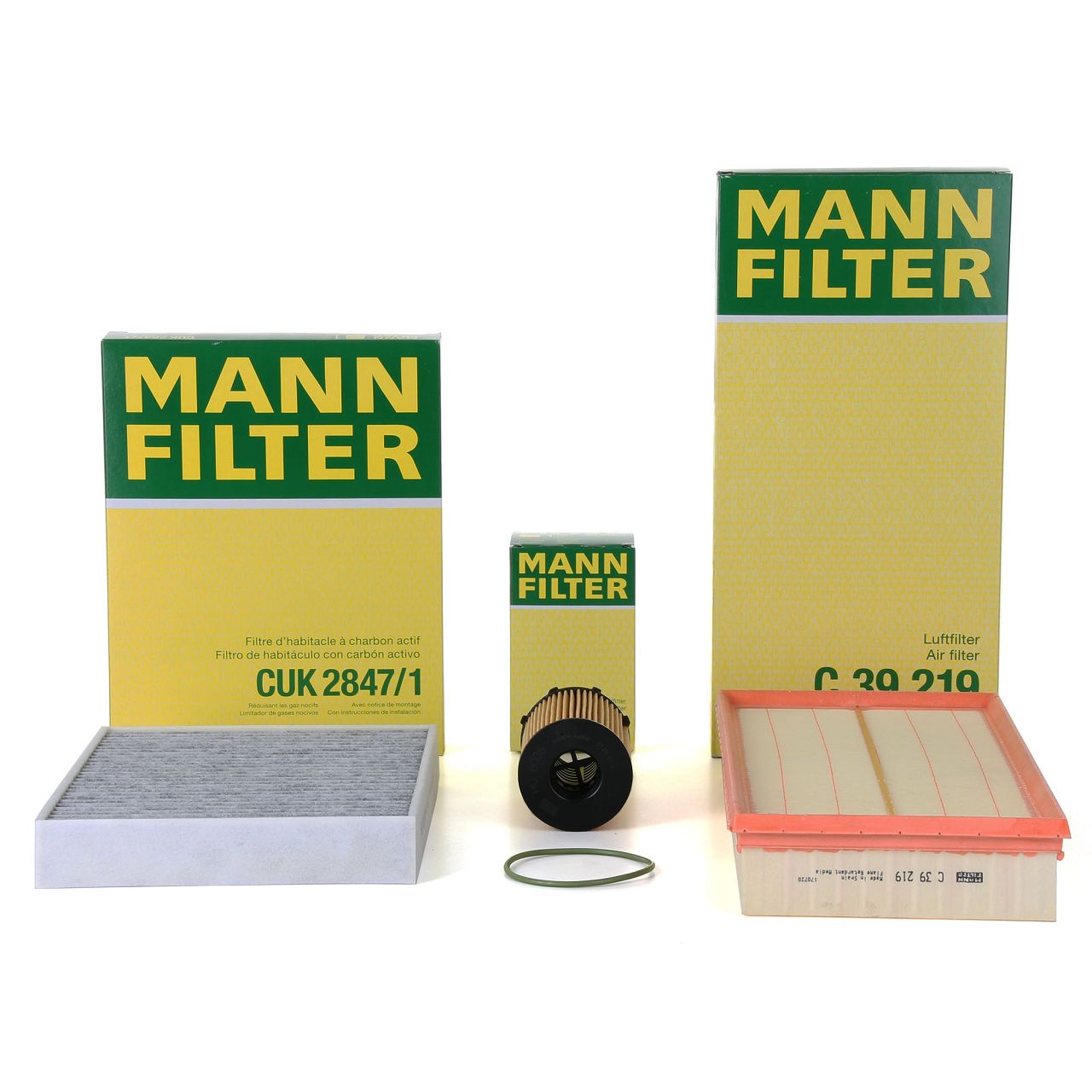 MANN Filter-Set 3-tlg PORSCHE Cayenne (92A) 3.0 Diesel VW Touareg (7P) 3.0 TDI 211-262 PS