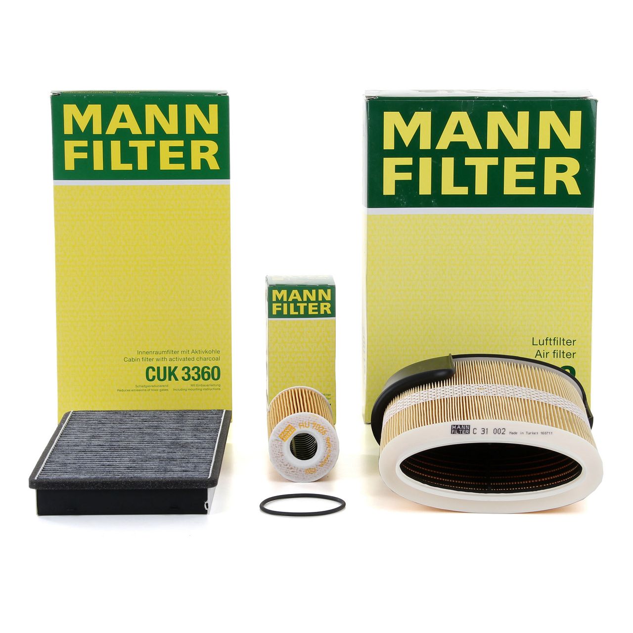 MANN Filter-Set für PORSCHE BOXSTER CAYMAN (987) 2.9 + S 3.4 + R 3.4