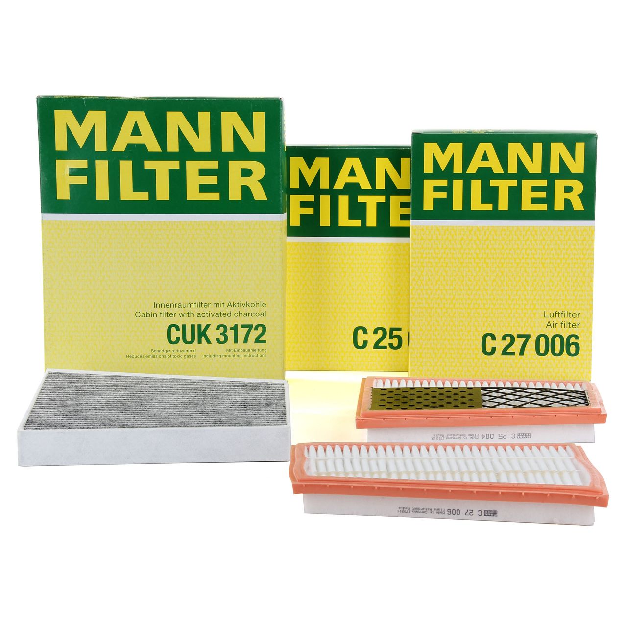 MANN Filter-Set MERCEDES W211 S211 280/320CDI C219 320/350CDI OM642