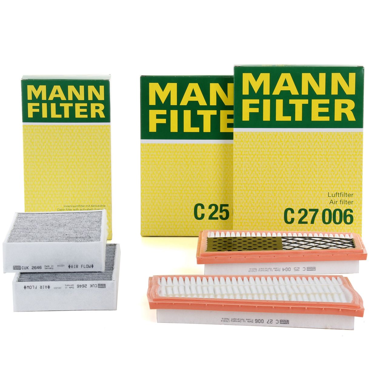 MANN Filter-Set MERCEDES X164 GL320/350CDI W164 ML280-350CDI OM642