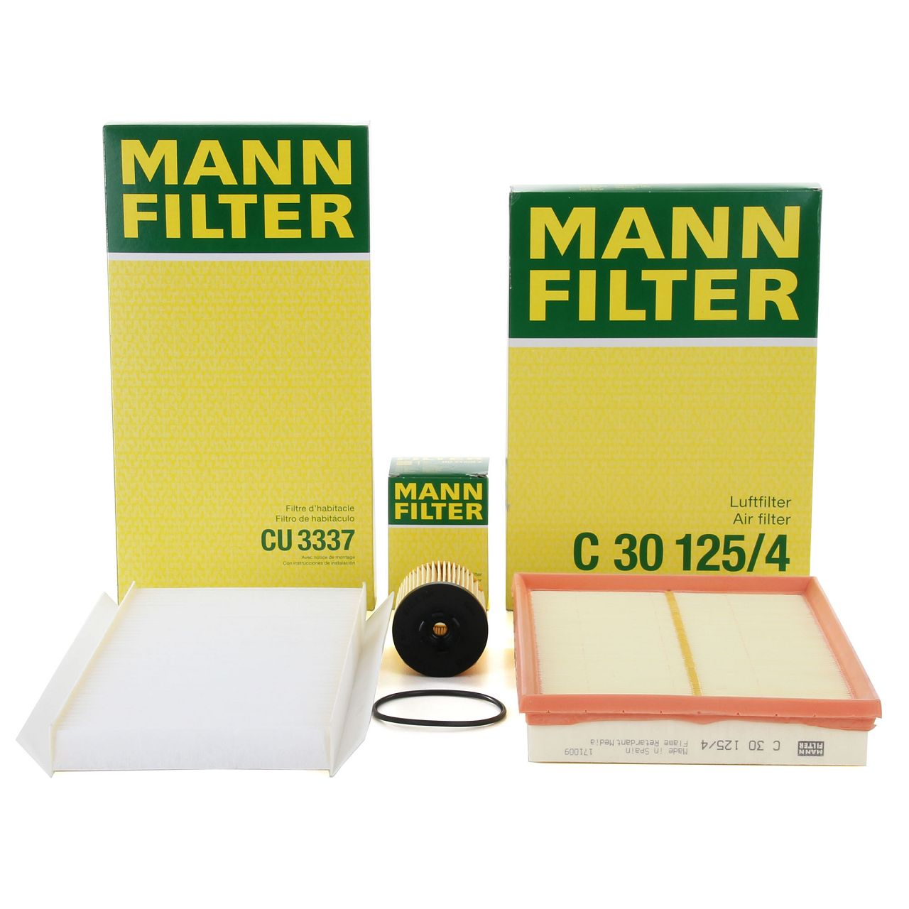 MANN Filter-Set 3-tlg OPEL Corsa C Combo Tigra B 1.0 1.2 1.4 bis Motor-Nr. 19MA9234