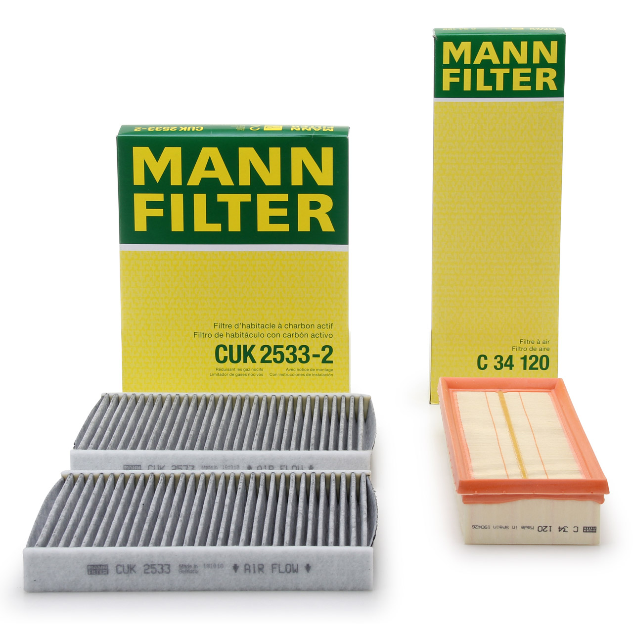 MANN Filter-Set BMW 5er F10 F11 518d 150/163 PS 520d 190/205/211 PS B47