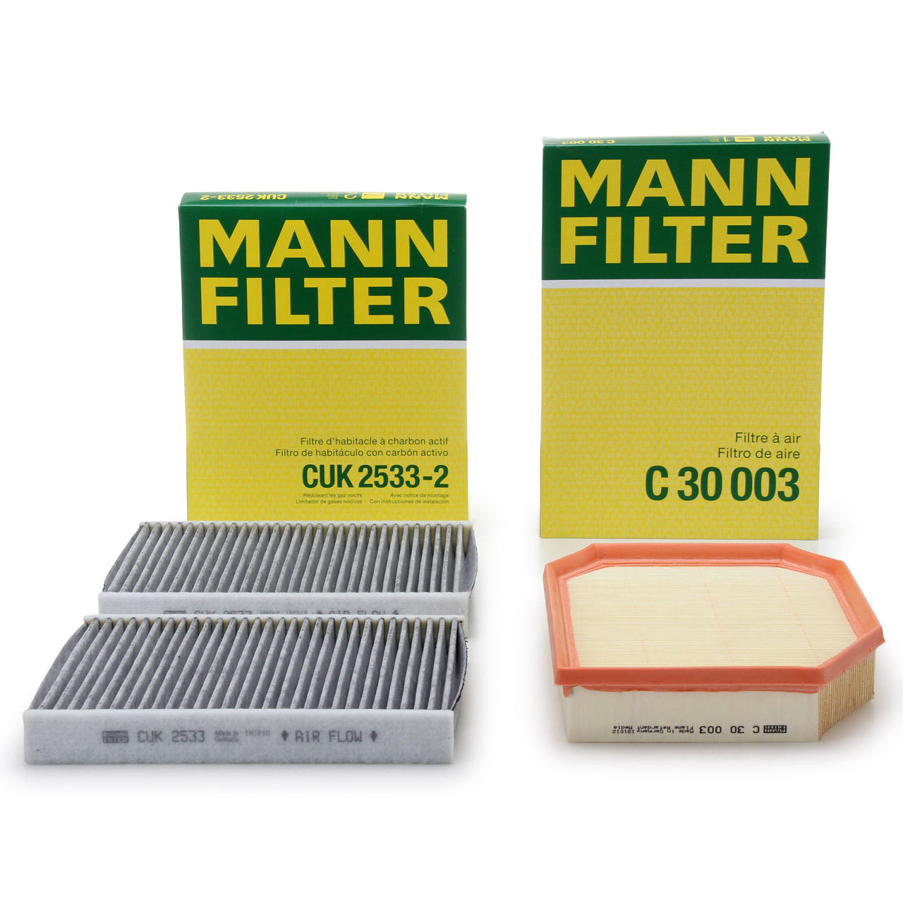 MANN Filter-Set BMW 5er F10 F11 523i 528i 530i 7er F01-04 730i N52 N53