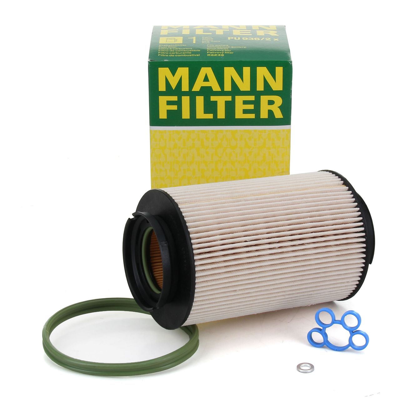 MANN PU936/2x Kraftstofffilter VW Golf 5 Jetta 3 4 Touran Caddy 3 AUDI A3 8P 1.9/2.0 TDI