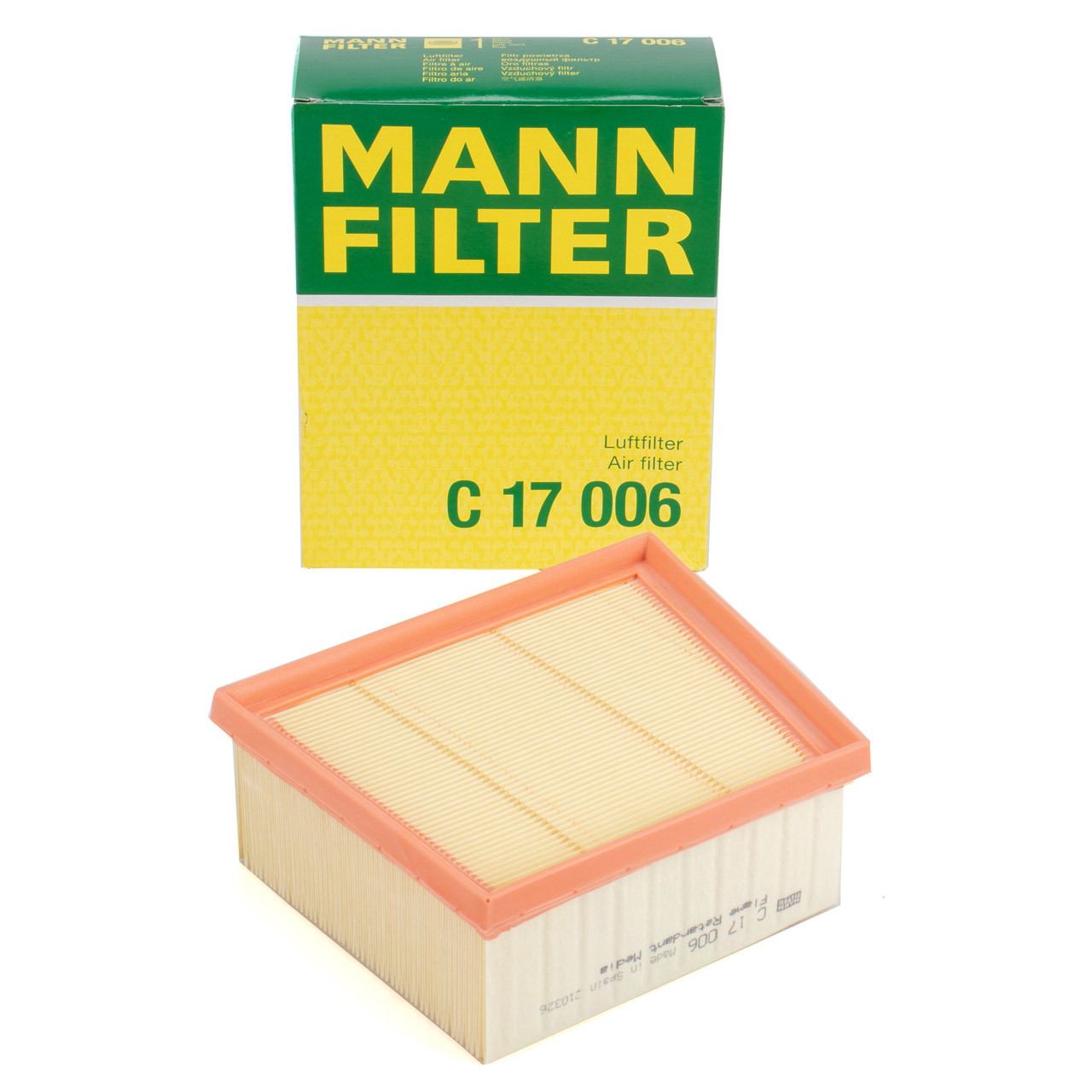 MANN C17006 Luftfilter FORD Fiesta 5 6 Ka+ 3 B-Max Ecosport Tourneo / Transit Courier B460