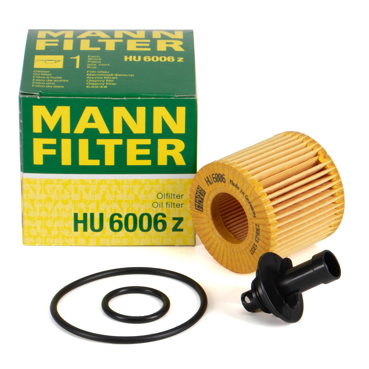 MANN HU6006Z Ölfilter TOYOTA Avensis T27 Auris Corolla E15 E18 Verso S P12 Yaris P9 P13