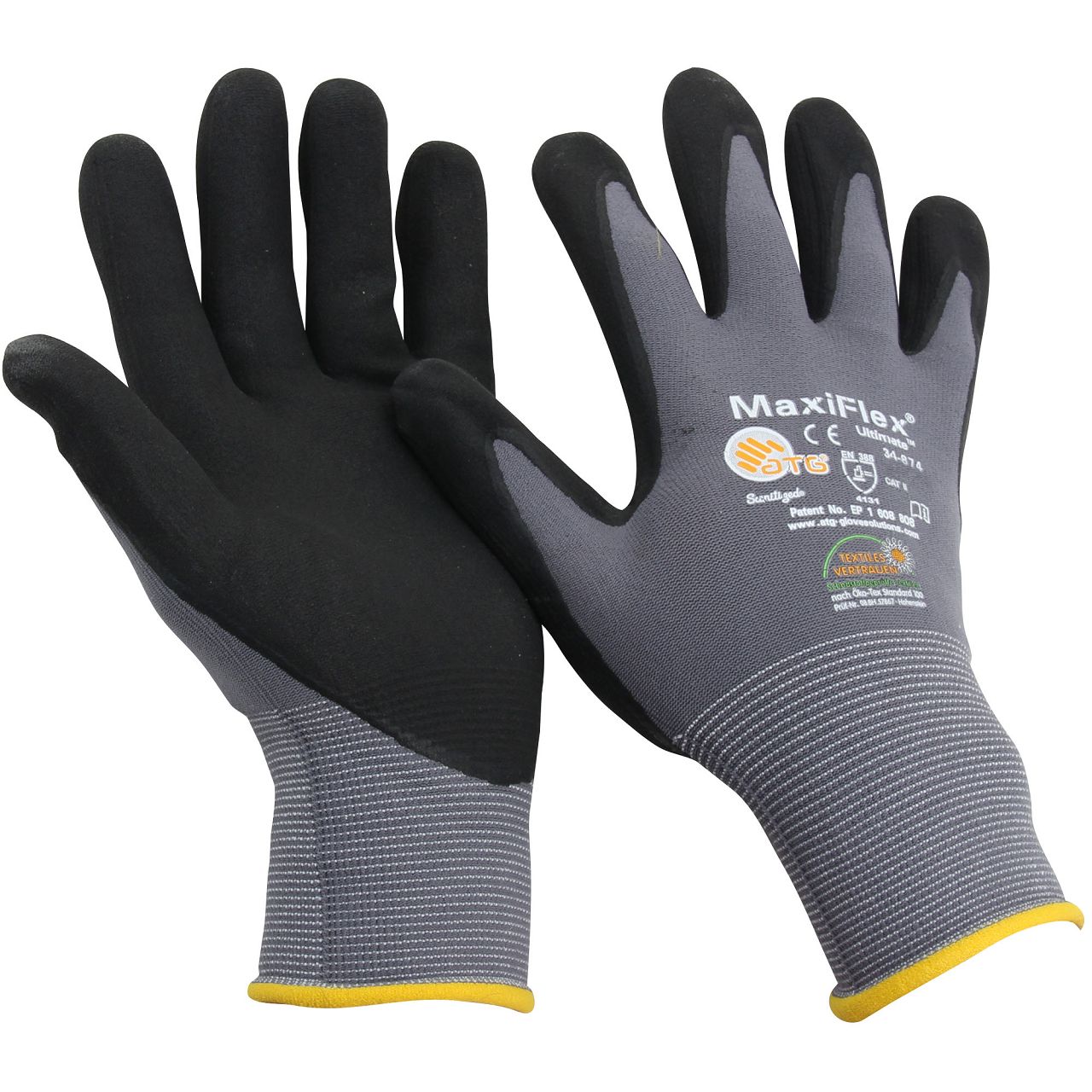 1x Größe 8 / M MAXIFLEX Ultimate ATG Texxor Handschuhe Arbeitshandschuhe