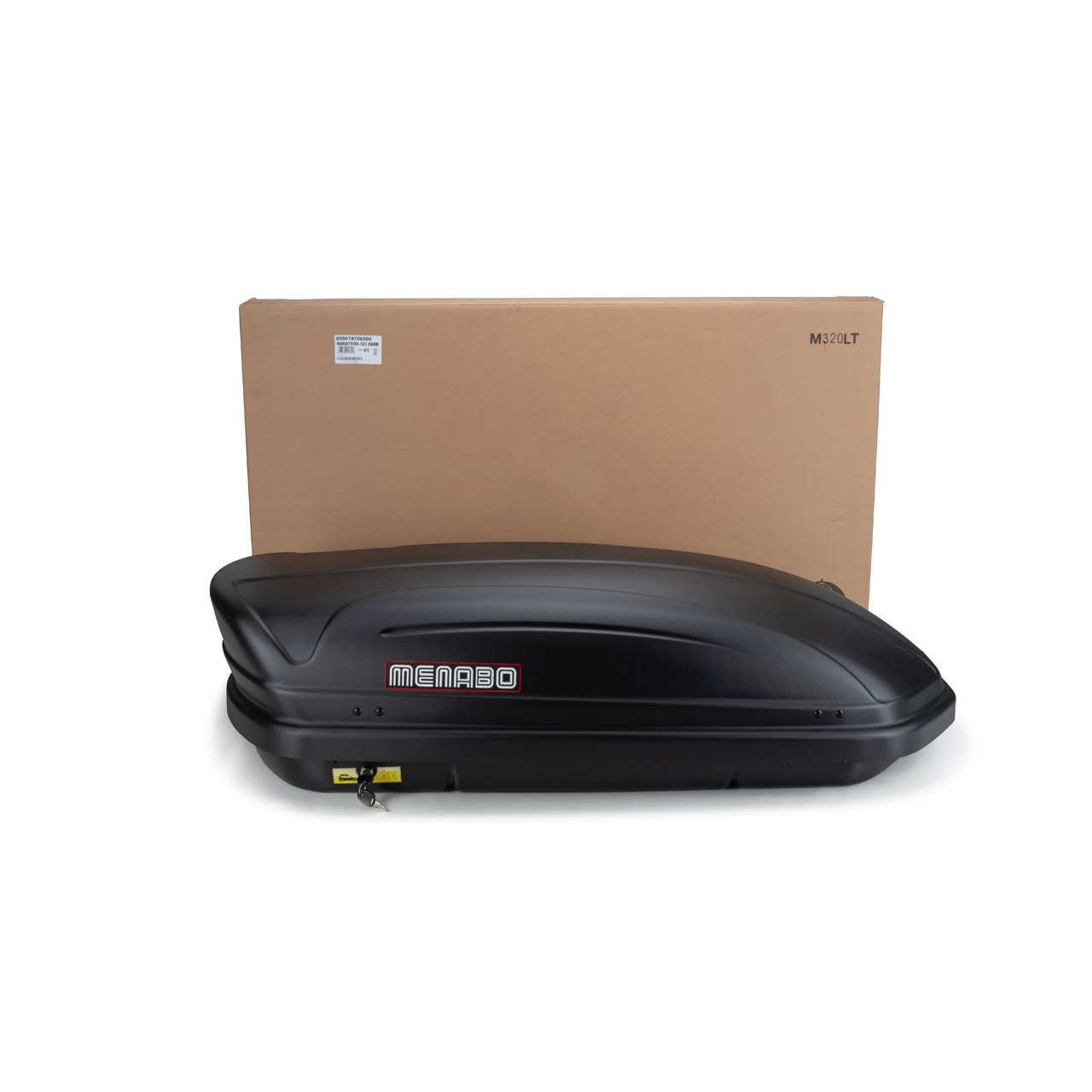 KESSER® Dachbox Auto Gepäckbox Autobox Gepäck Dachkoffer Dach Box Inkl.  Zubehör + 2X Spanngurt Abschließbar Zentralverriegelung Universal geeignet  für