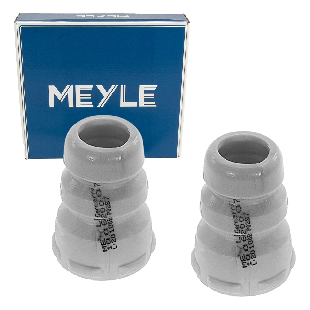 2x MEYLE Anschlagpuffer Gummianschlag VW Passat B6 B7 Caddy 3 Touran 1T AUDI A3 8V vorne