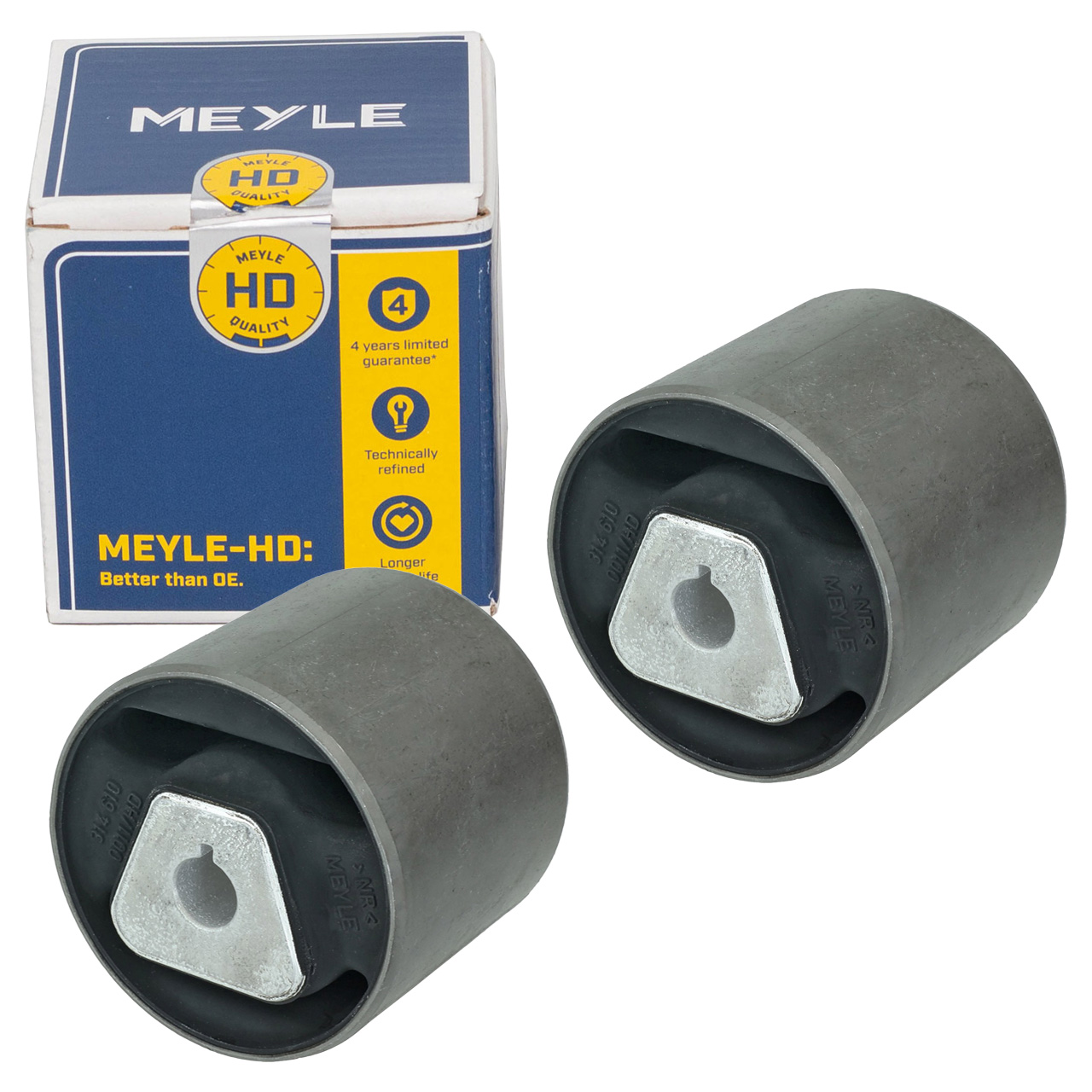 2x MEYLE HD 3146100011/HD VERSTÄRKT Querlenkerlager BMW E90 E91 E92 X1 E84 xDrive vorne