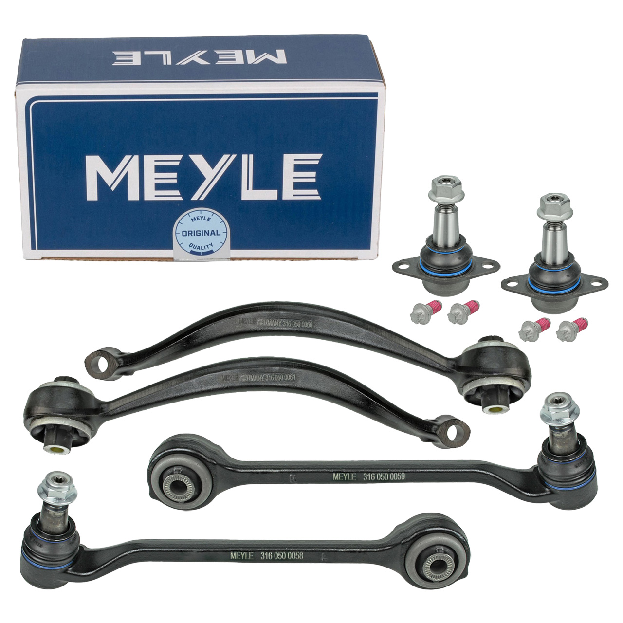 4x MEYLE Querlenker Lenker + 2x Traggelenk BMW X3 F25 X4 F26 Vorderachse vorne + hinten