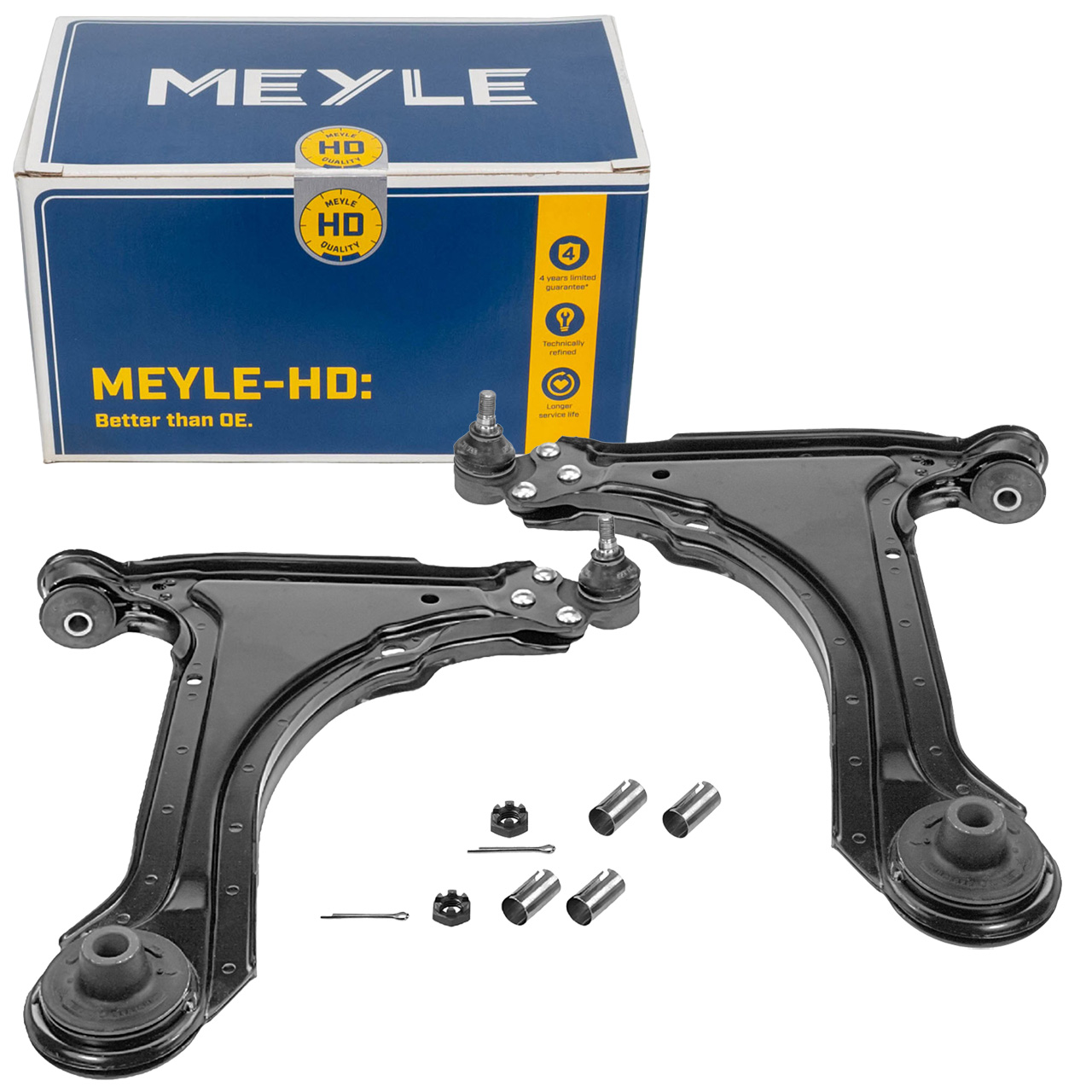 2x MEYLE HD VERSTÄRKT Querlenker + Traggelenk OPEL Astra F Calibra A Vectra A vorne