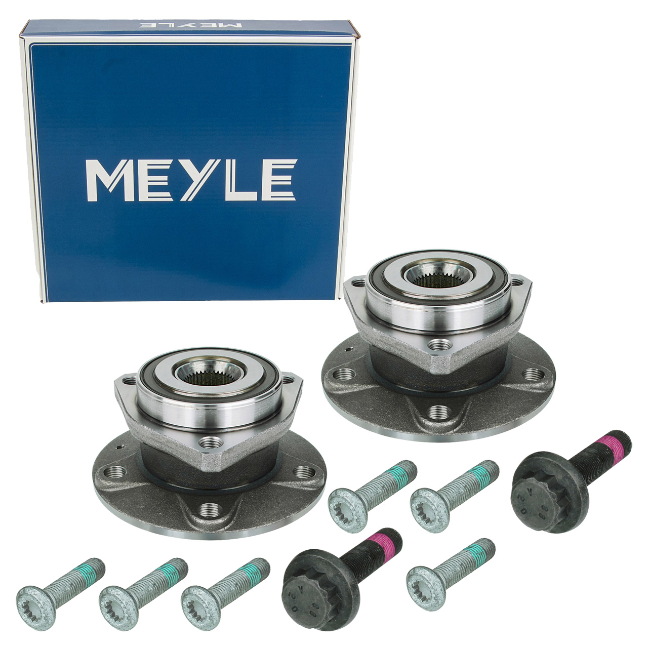 2x MEYLE 1006501003 Radnabe VW Golf 7 8 AUDI A3 8V 8Y Leon 5F KL Octavia 3 vorne o. hinten