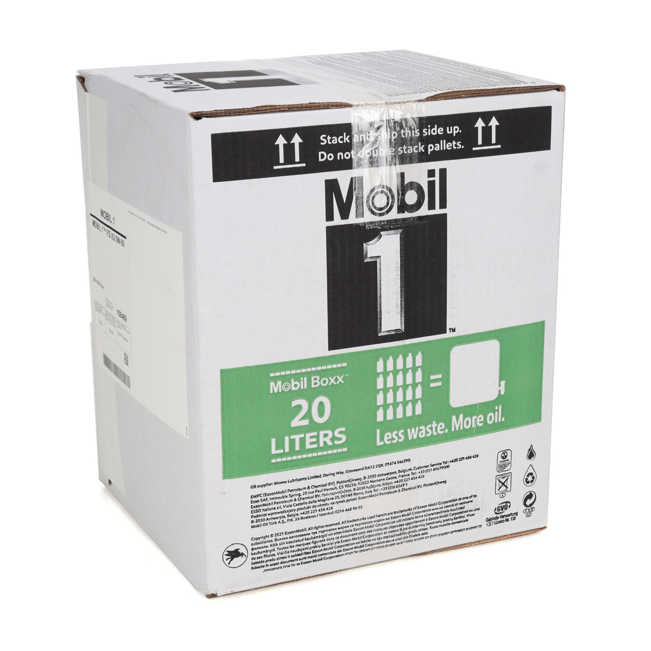 20L Mobil 1 FS X2 5W-50 Motoröl Öl PORSCHE A40 MB 229.3 FIAT 9.55535-M2 API CF