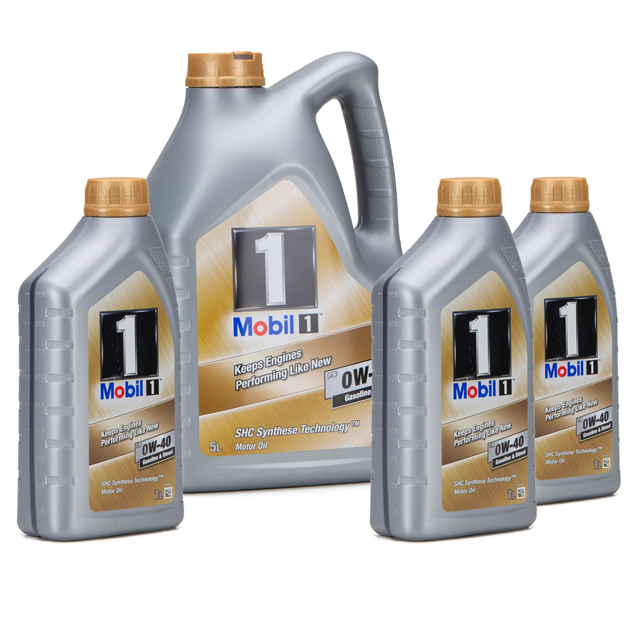 8L 8 Liter Mobil 1 FS Motoröl Öl 0W-40 0W40 MB PORSCHE A40 VW 502.00 505.00