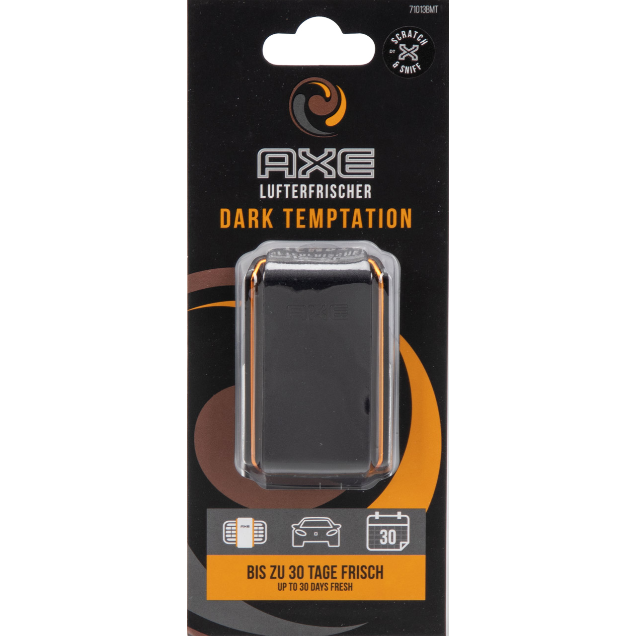 AXE Vent Lufterfrischer Autoduft Innenraumduft Duftspender DARK TEMPTATION 23g