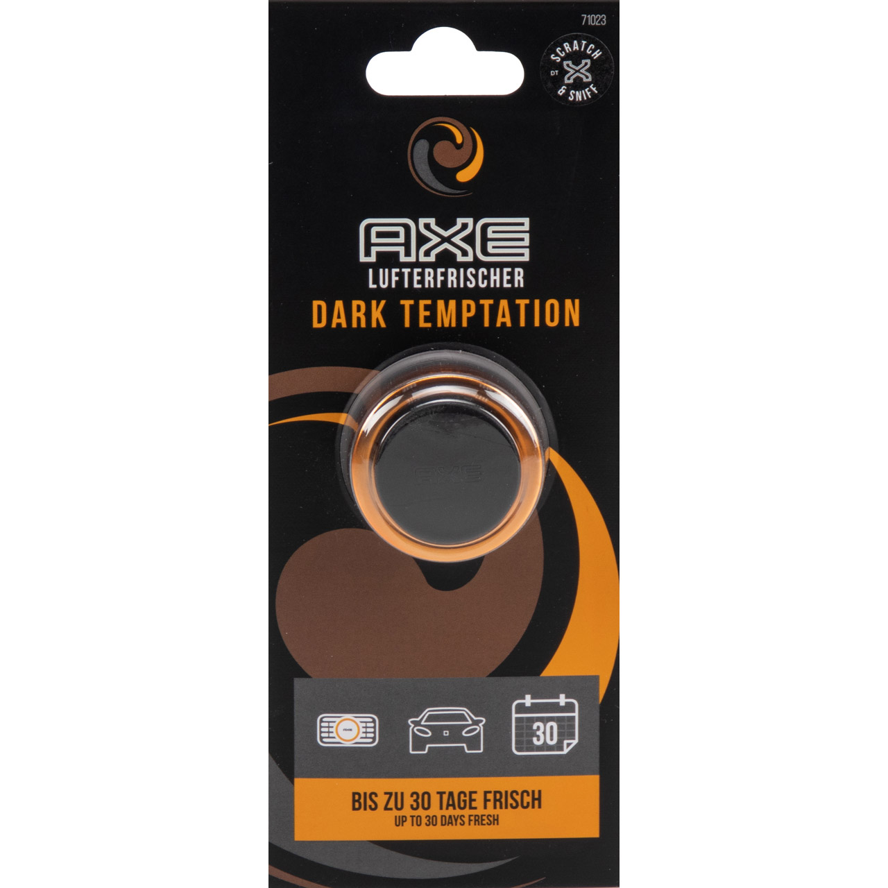 AXE Mini Vent Lufterfrischer Autoduft Innenraumduft Duftspender DARK TEMPTATION 20g