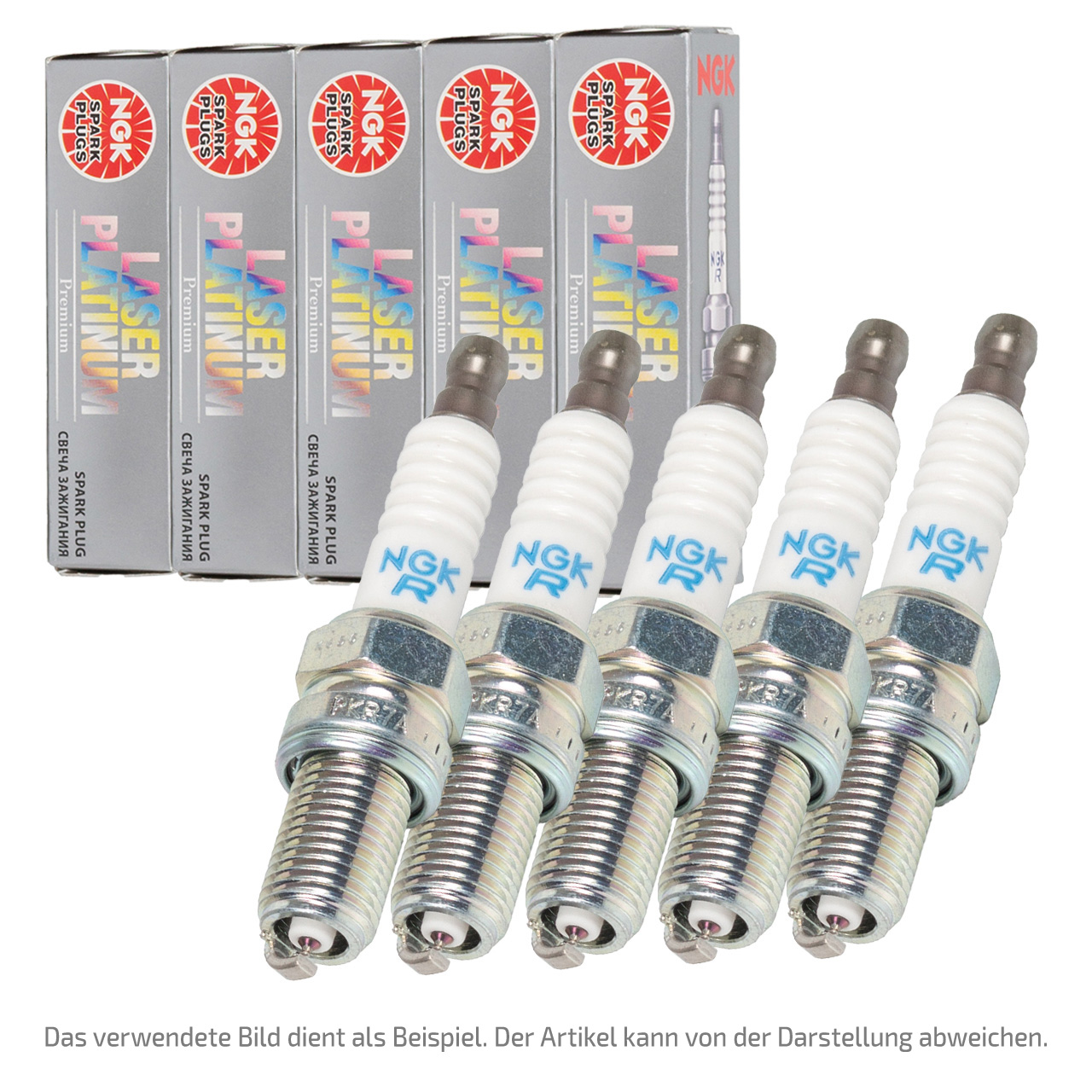 5x NGK 2890 BKR5EKUP LASER PLATINUM Zündkerze VW Golf 4 Passat B5 SEAT Toledo 2 V5 VR5