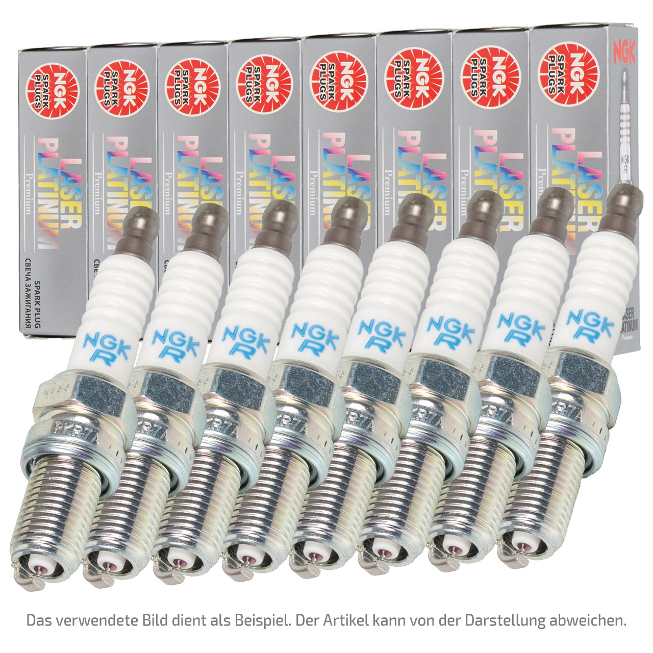 8x NGK 5592 PFR7W-TG LASER PLATINUM Zündkerze AUDI RS4 B7 R8 (42) 4.2 FSI 101905621C