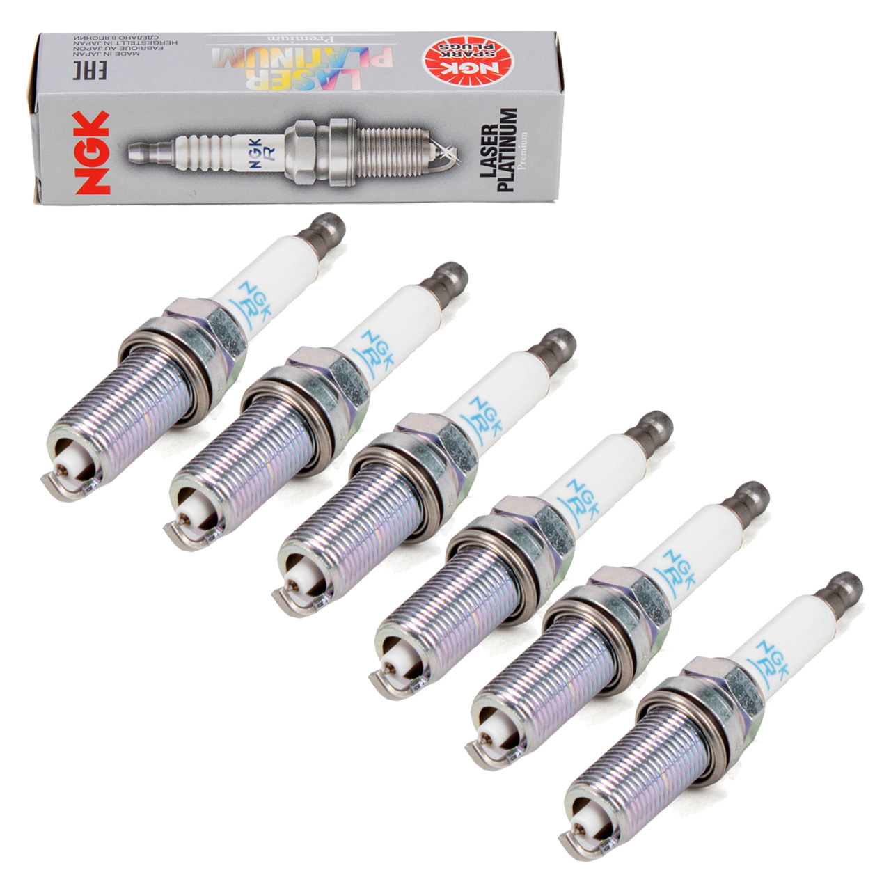 6x NGK 5987 PLZFR6A11S Zündkerze BMW E81-88 E90-93 E60 E61 X1 E84 X3 E83 X5 E70 N52