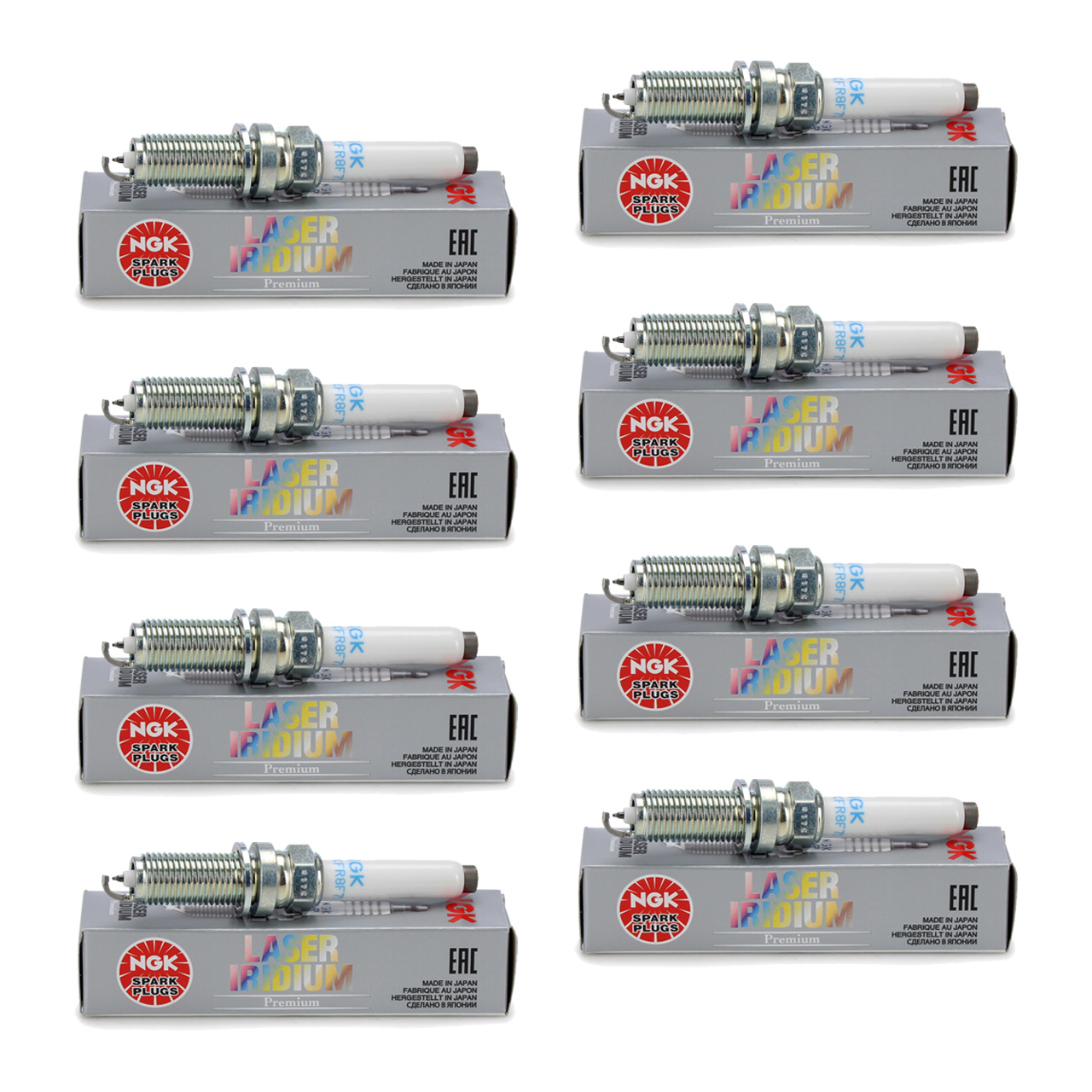 8x NGK 97566 SILZKFR8F7S Zündkerze MERCEDES W213 63 AMG GT M176 M177 0001590500