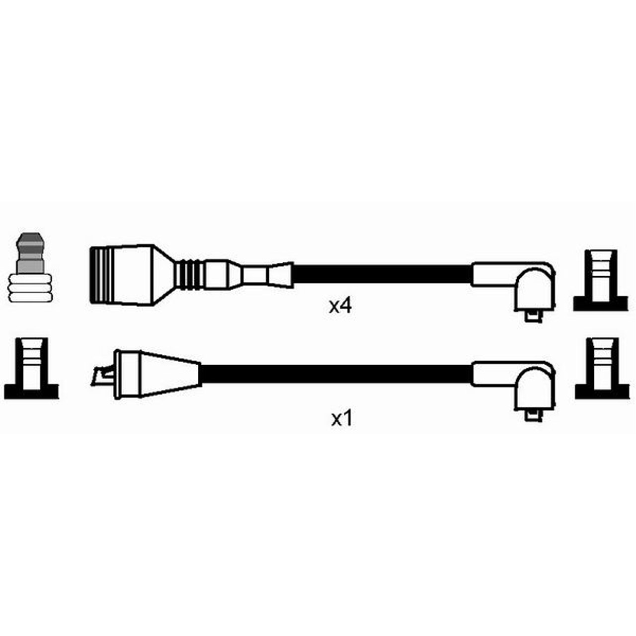 NGK 0527 RC-AR403 Zündkabelsatz Zündleitungssatz