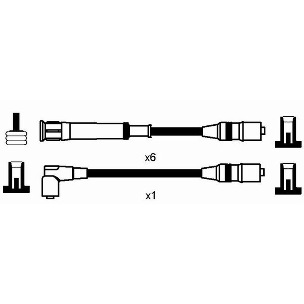 NGK 0561 RC-BW218 Zündkabelsatz Zündleitungssatz