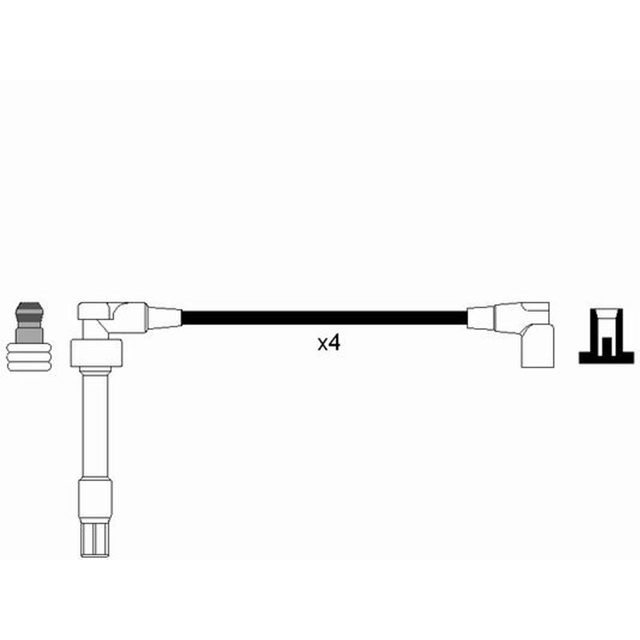 NGK 0569 RC-BW225 Zündkabelsatz Zündleitungssatz