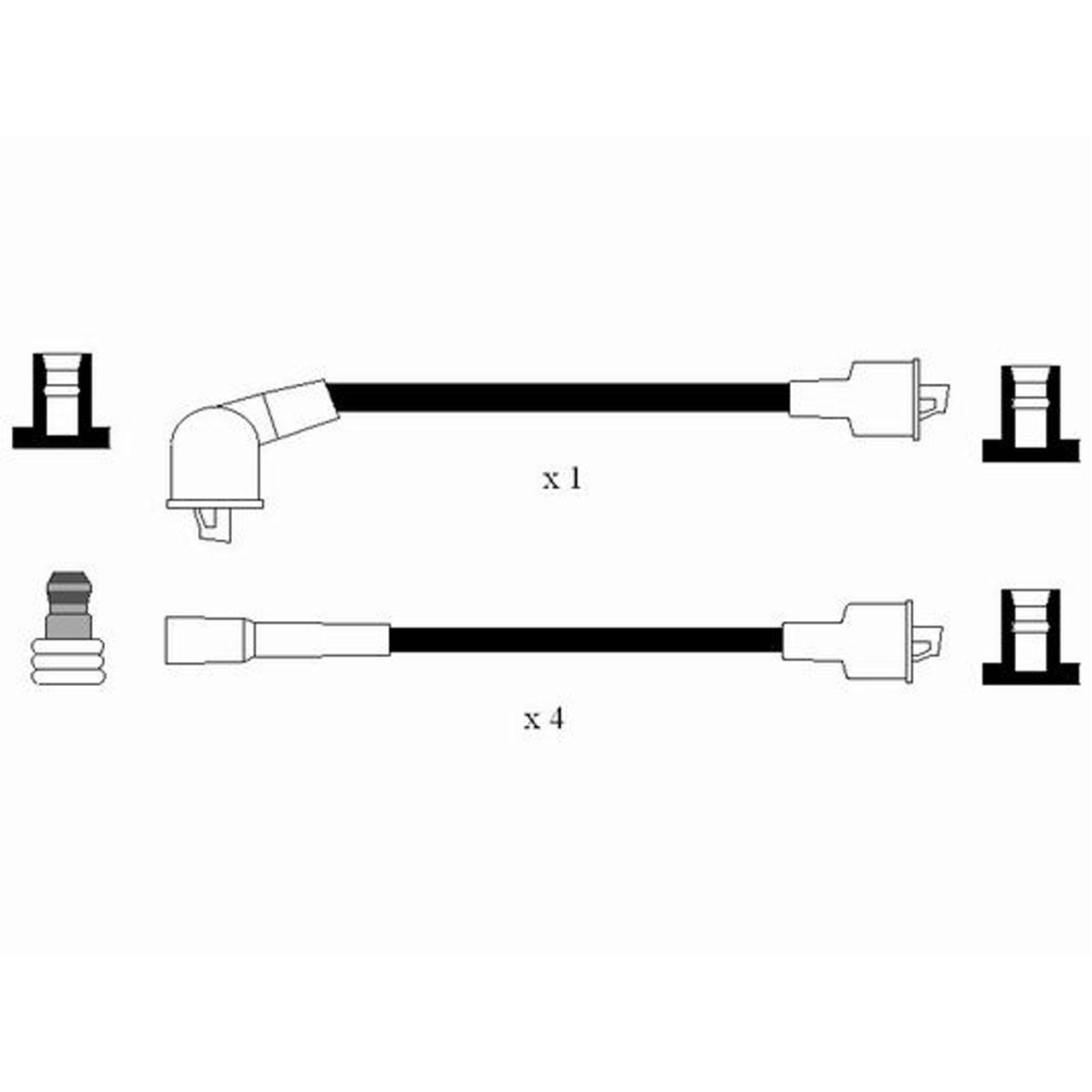 NGK 0586 RC-CT405 Zündkabelsatz Zündleitungssatz