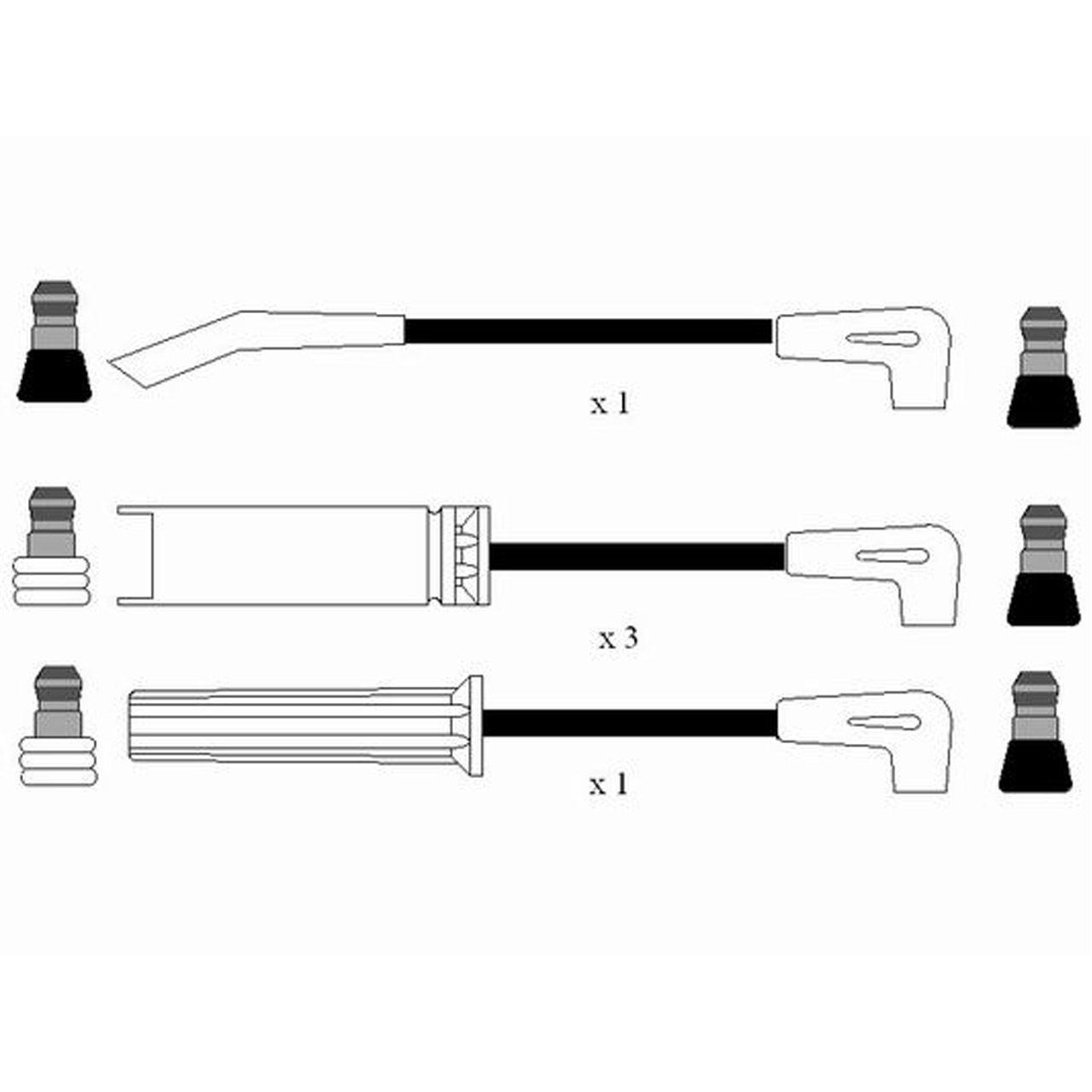 NGK 0594 RC-DW402 Zündkabelsatz Zündleitungssatz