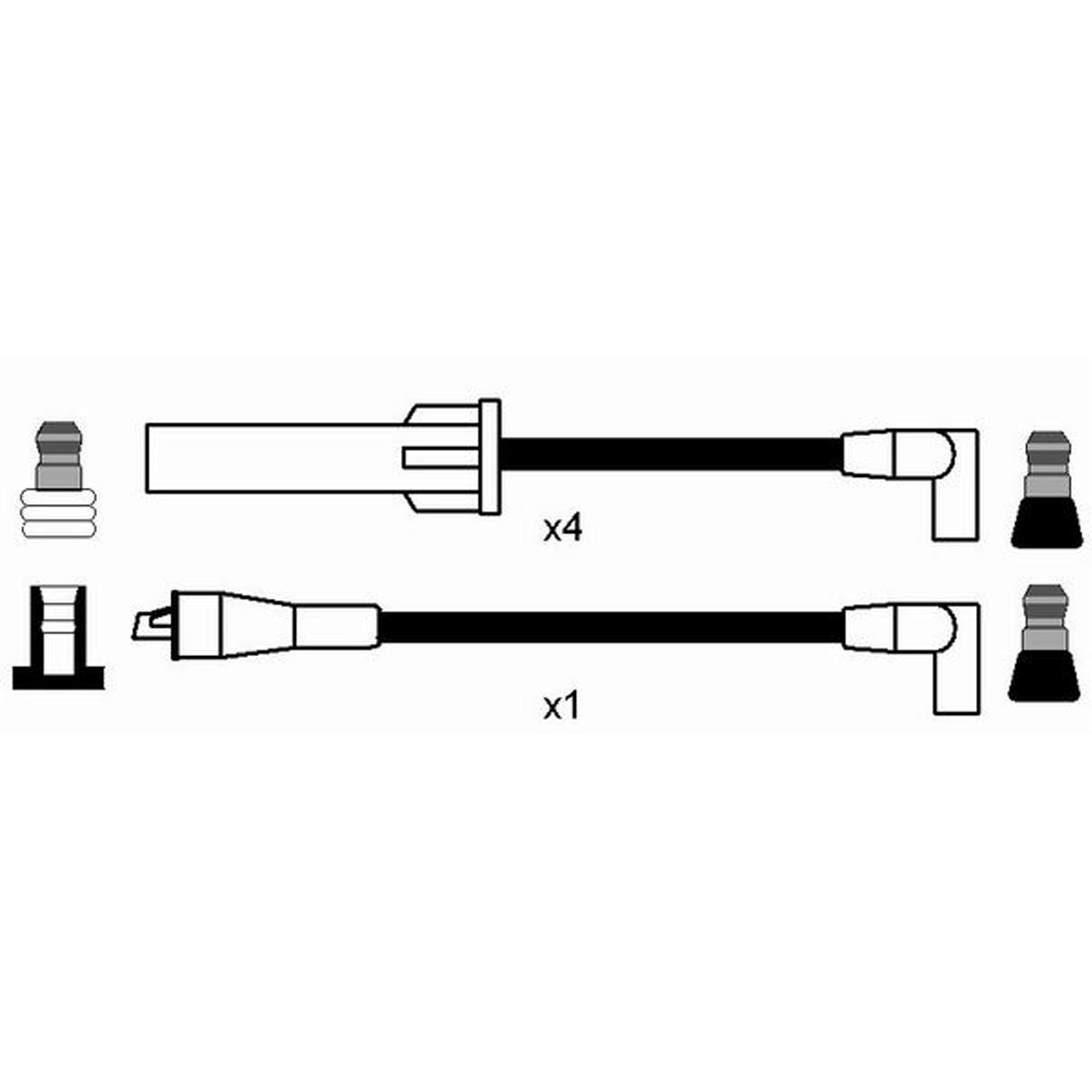 NGK 0614 RC-FD519 Zündkabelsatz Zündleitungssatz