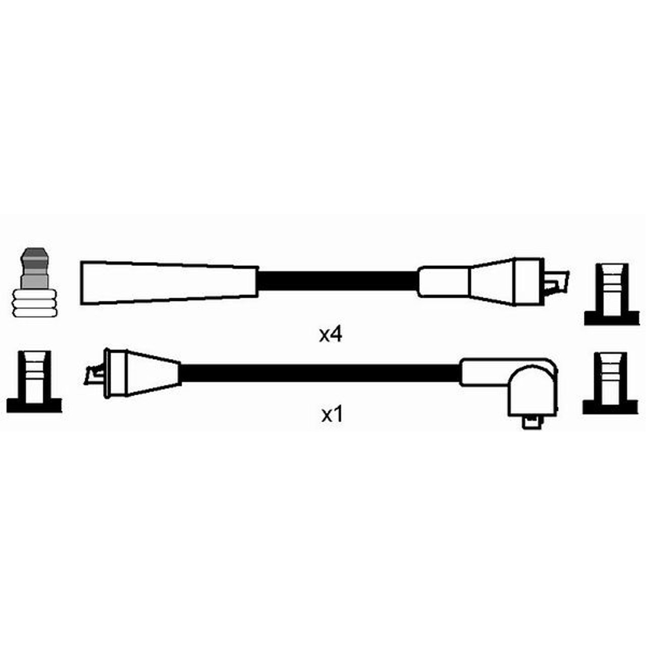 NGK 0627 RC-FD532 Zündkabelsatz Zündleitungssatz