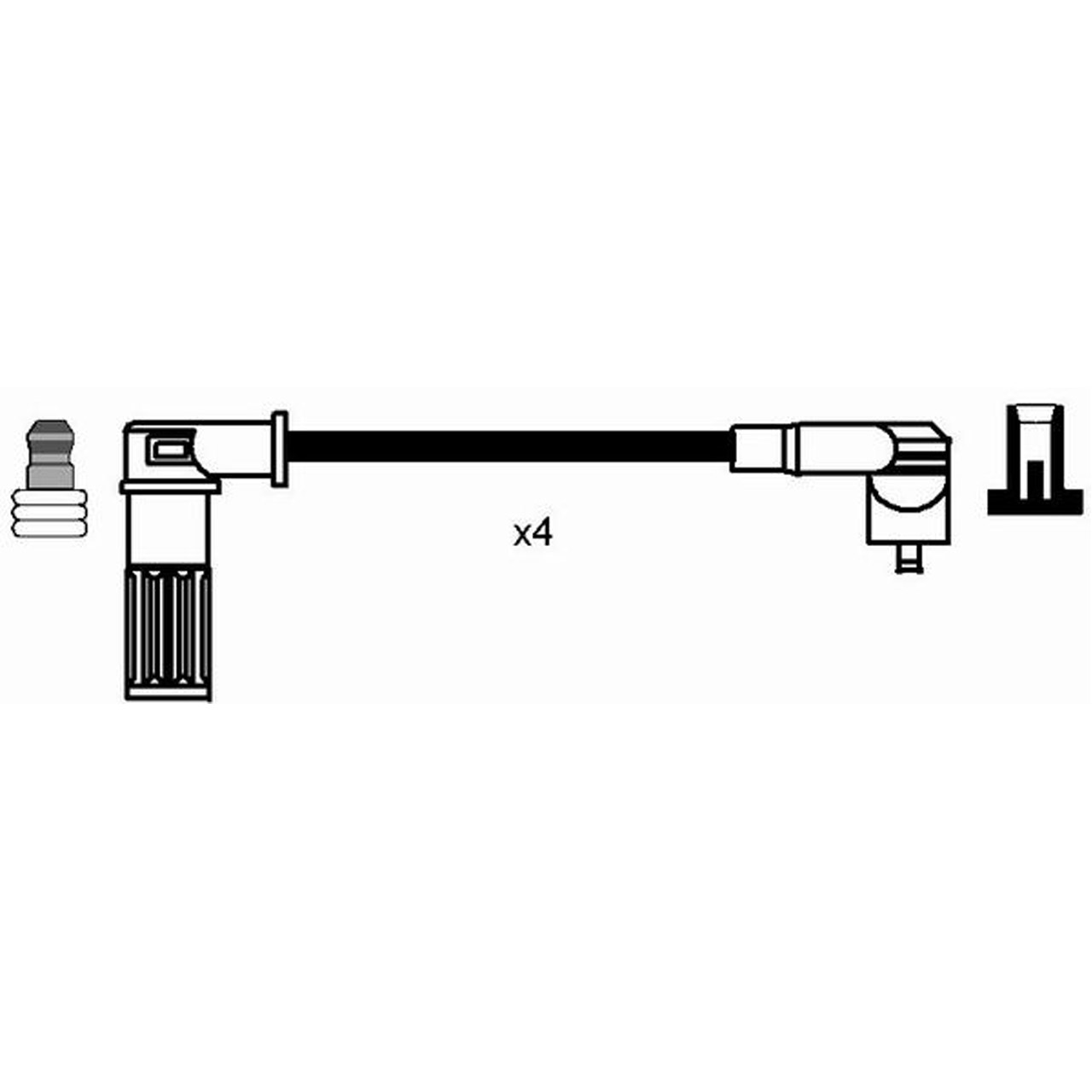 NGK 0645 RC-FT203 Zündkabelsatz Zündleitungssatz