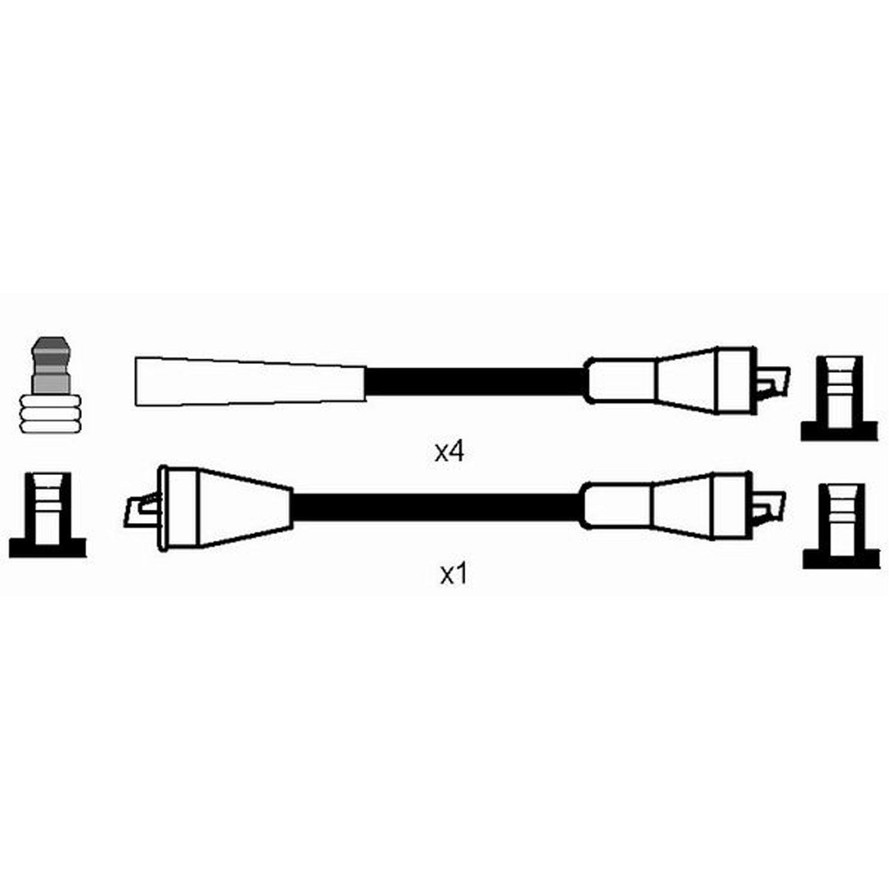 NGK 0661 RC-FT415 Zündkabelsatz Zündleitungssatz