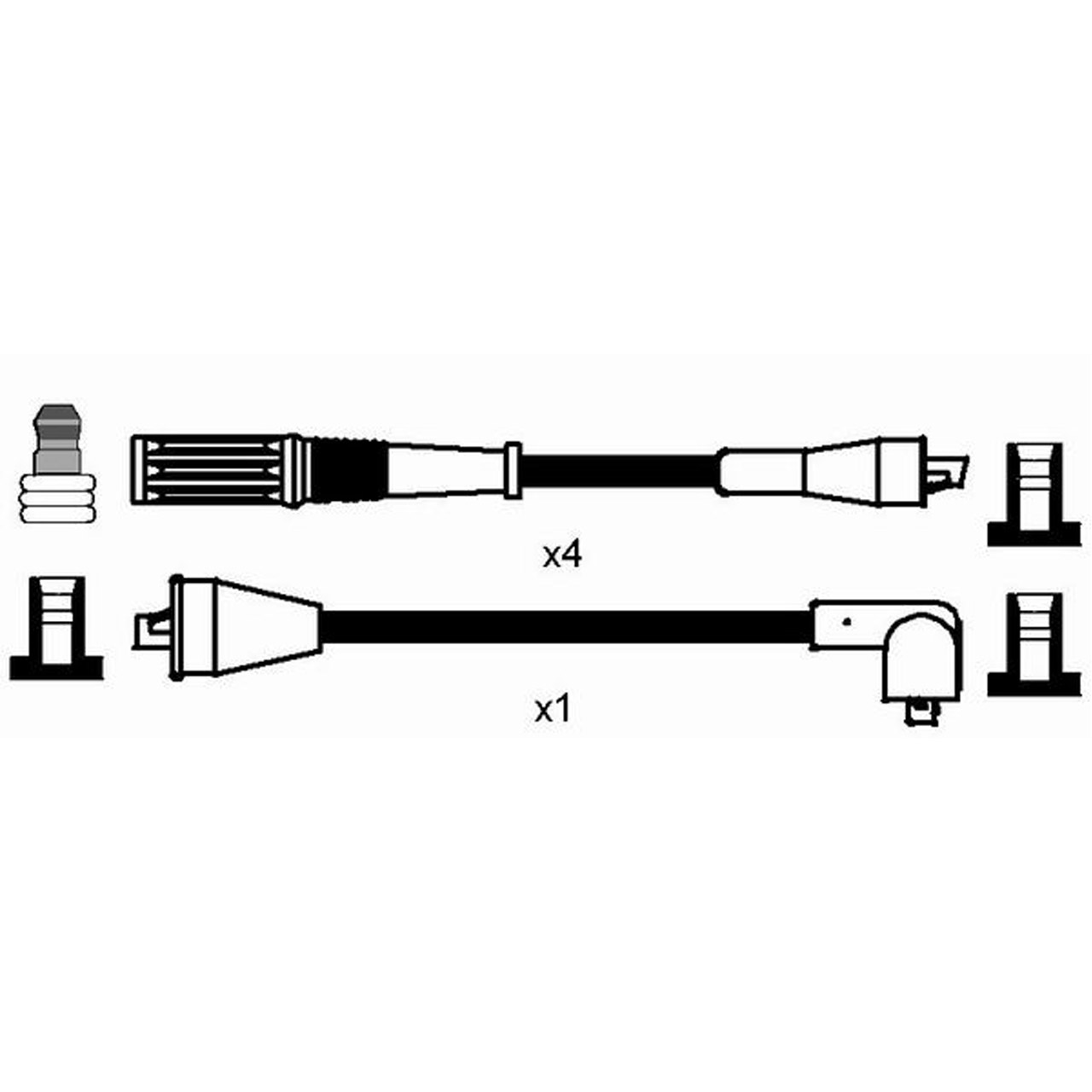 NGK 0667 RC-FT420 Zündkabelsatz Zündleitungssatz