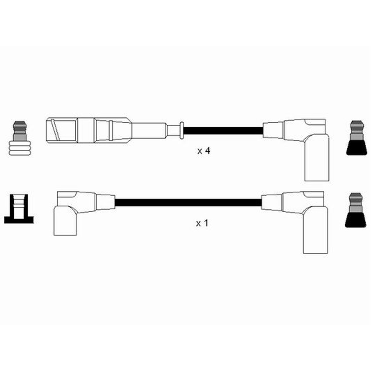 NGK 0742 RC-MB207 Zündkabelsatz Zündleitungssatz