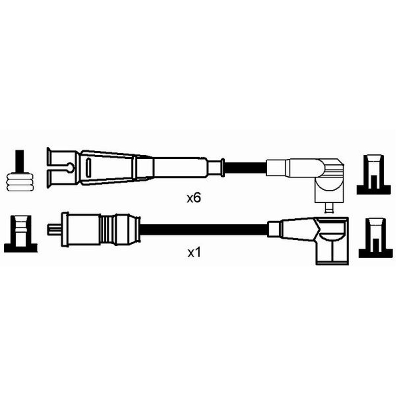 NGK 0754 RC-MB219 Zündkabelsatz Zündleitungssatz