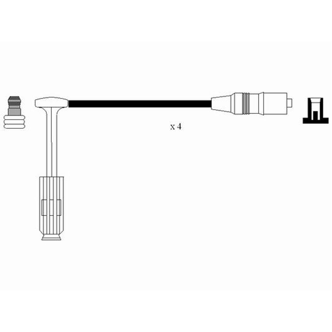 NGK 0755 RC-MB220 Zündkabelsatz Zündleitungssatz