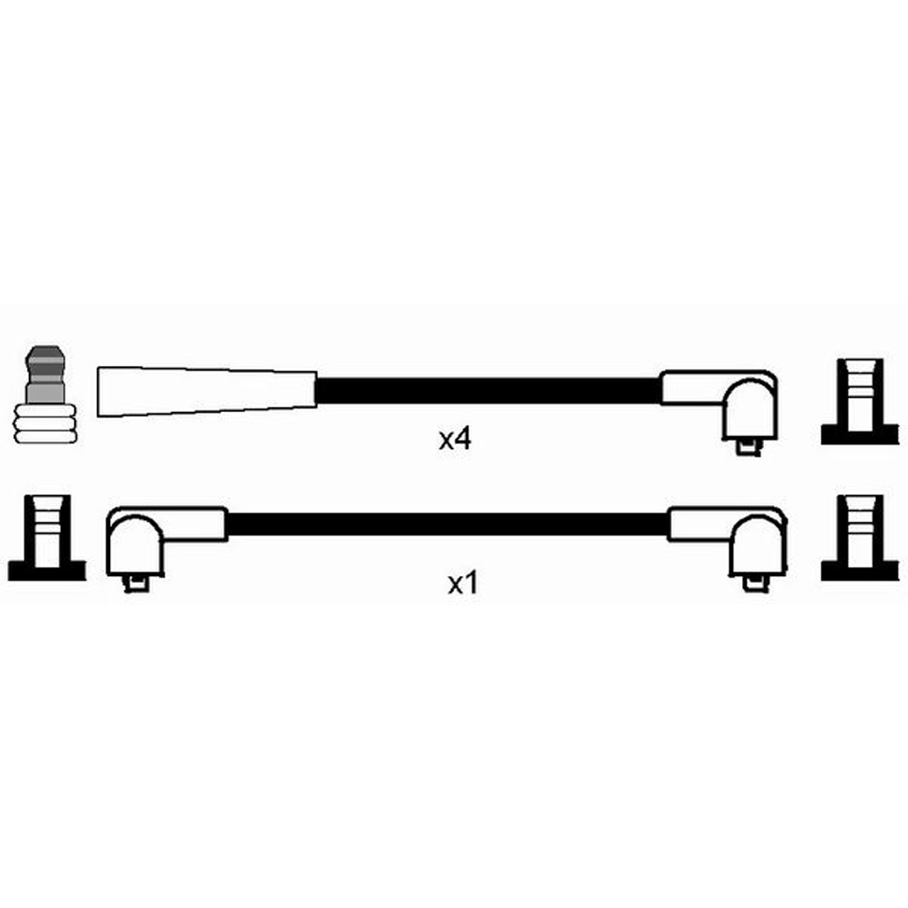 NGK 0759 RC-MX401 Zündkabelsatz Zündleitungssatz