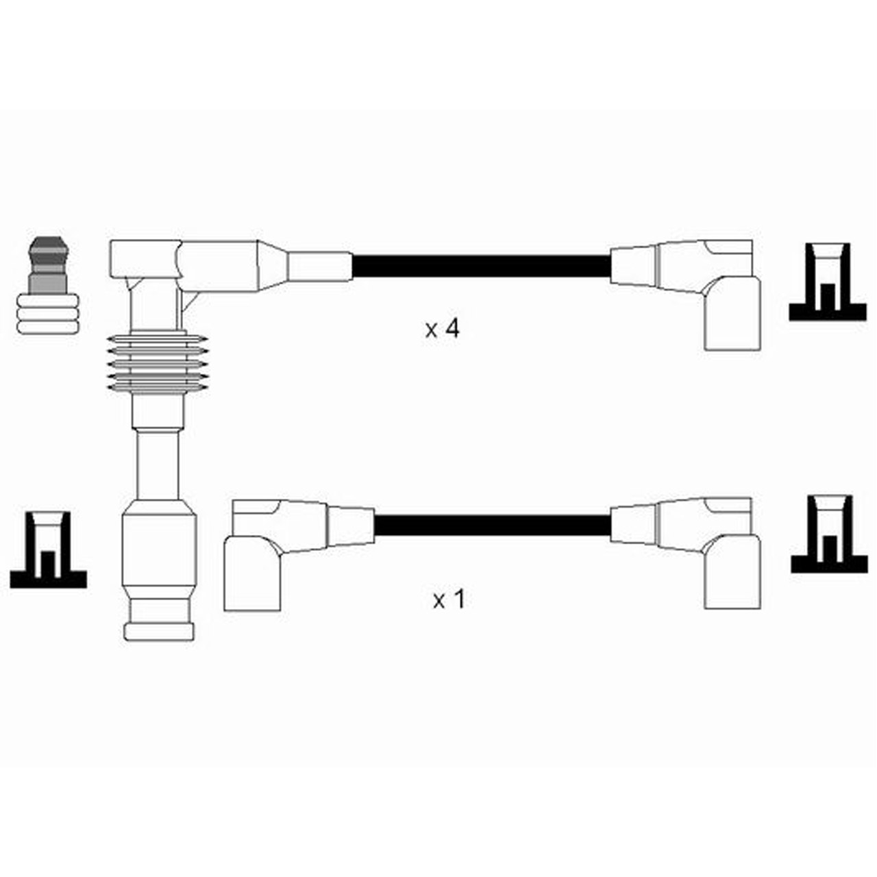 NGK 0767 RC-OP202 Zündkabelsatz Zündleitungssatz