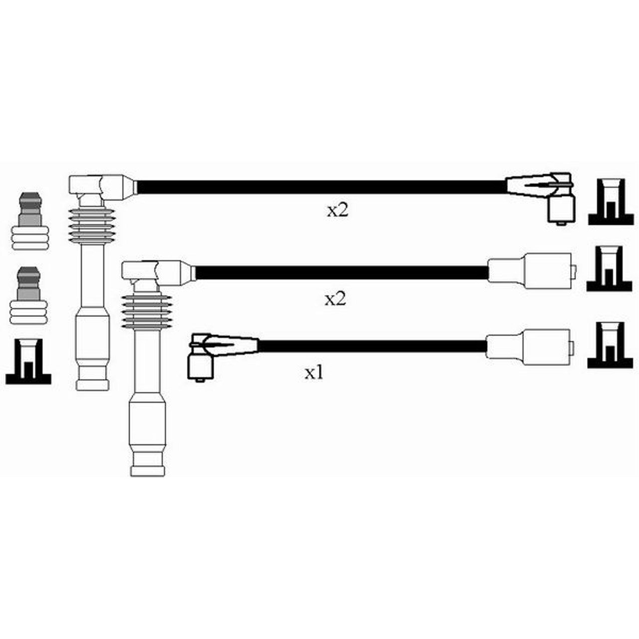 NGK 0812 RC-OP442 Zündkabelsatz Zündleitungssatz