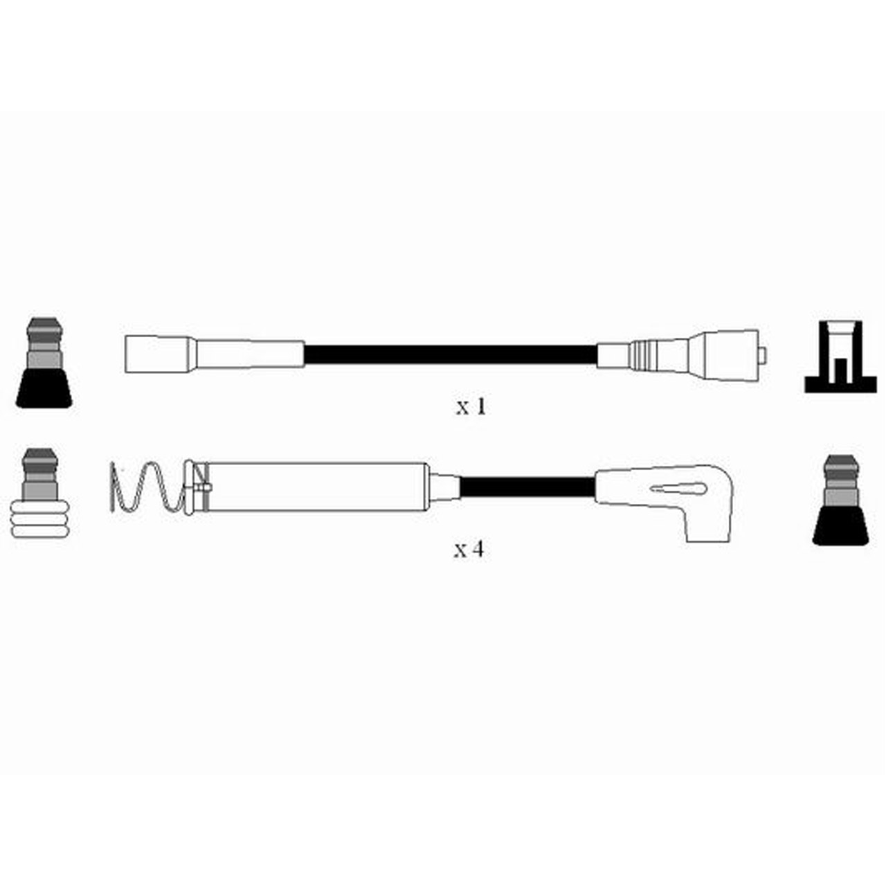 NGK 0828 RC-OP458 Zündkabelsatz Zündleitungssatz