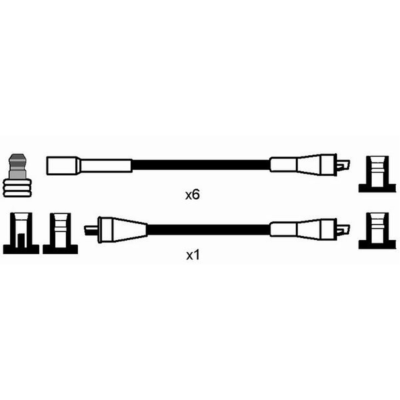 NGK 0829 RC-OP459 Zündkabelsatz Zündleitungssatz