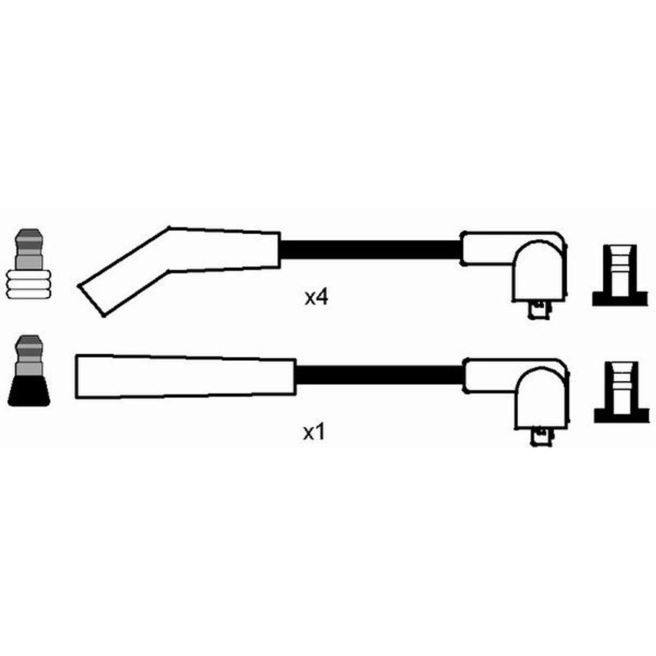 NGK 0889 RC-RV414 Zündkabelsatz Zündleitungssatz