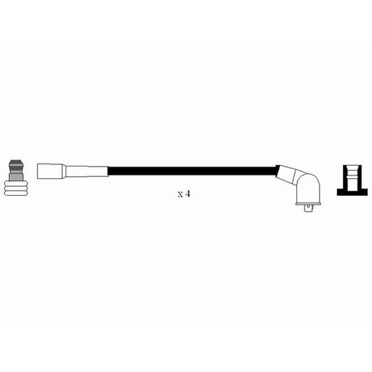 NGK 0896 RC-SB406 Zündkabelsatz Zündleitungssatz