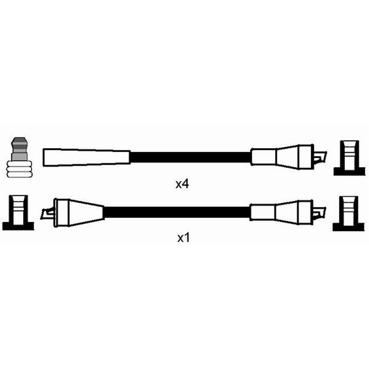 NGK 0906 RC-ST405 Zündkabelsatz Zündleitungssatz