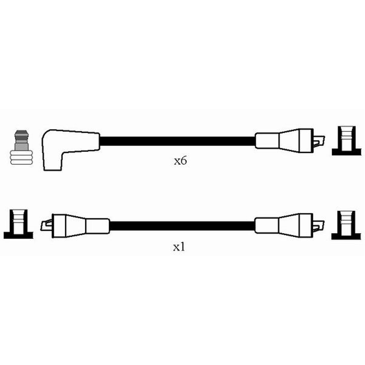 NGK 2475 RC-JG1205 Zündkabelsatz Zündleitungssatz