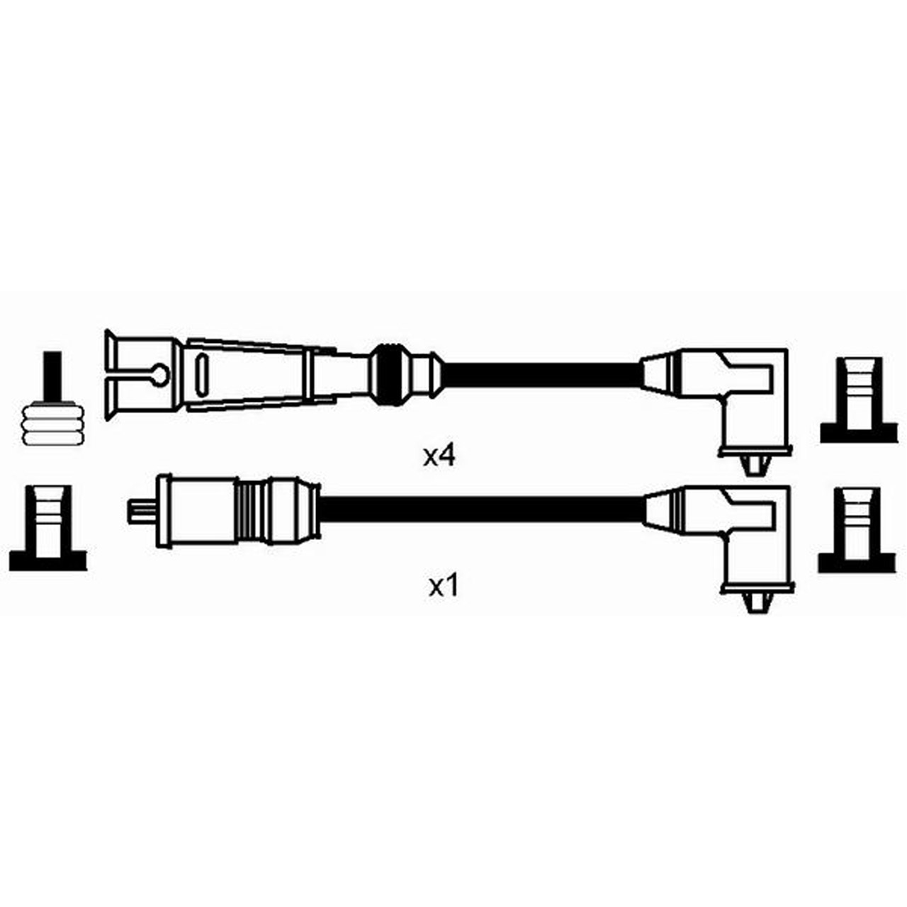 NGK 2579 RC-AD1104 Zündkabelsatz Zündleitungssatz